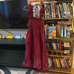 Hill House Burgundy Midi Dress